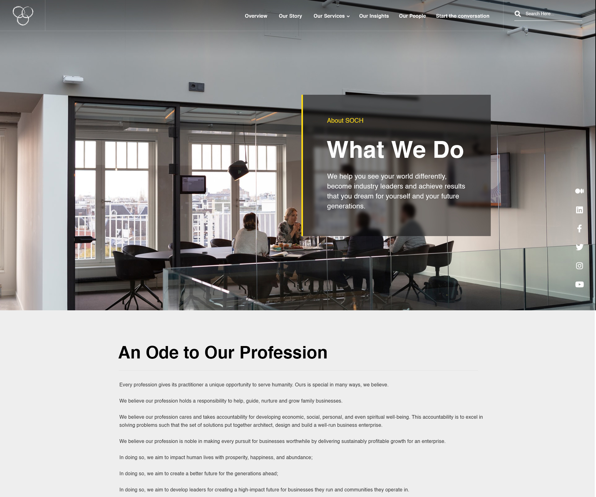 Family Business Happiness – SOCH (Their Promise of Harmony, Unity, Growth & Abundance of Love & Prosperity)