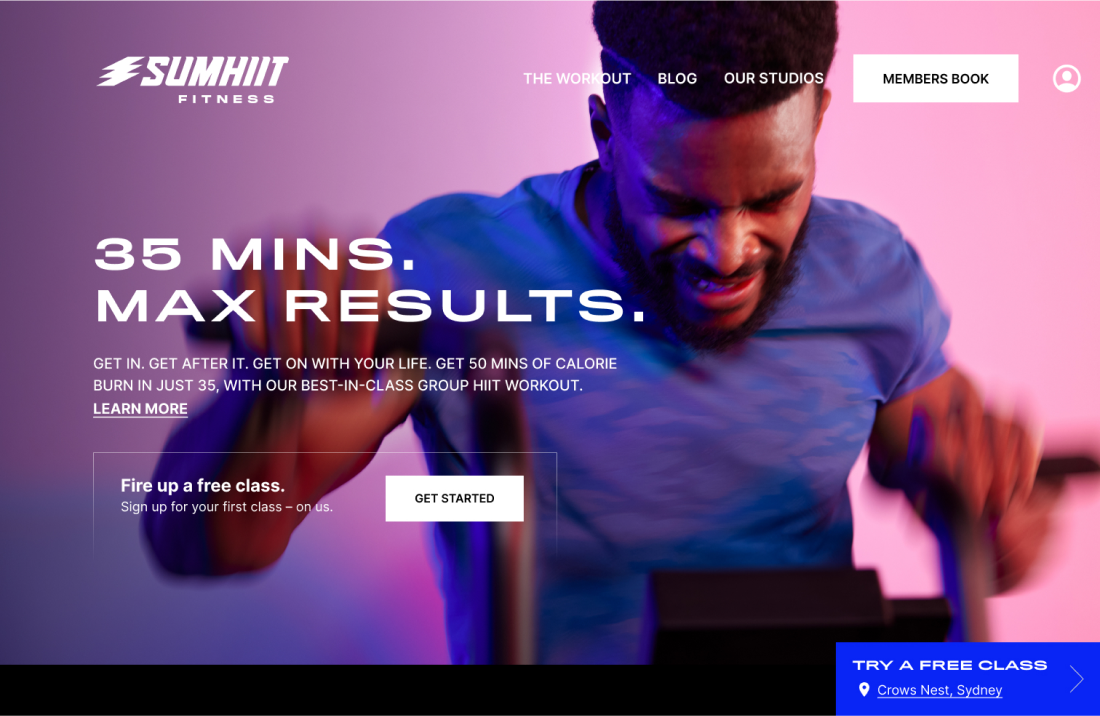 SUMHIIT Fitness Website Case Study: Expert Tips and Insights on High-Intensity Workouts