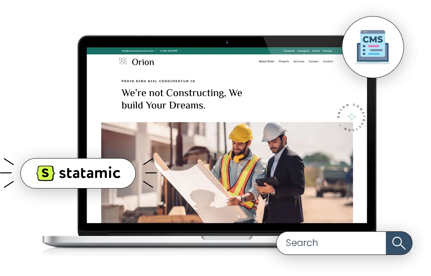 Develop a Custom Statamic CMS Website with a Trusted Statamic Company