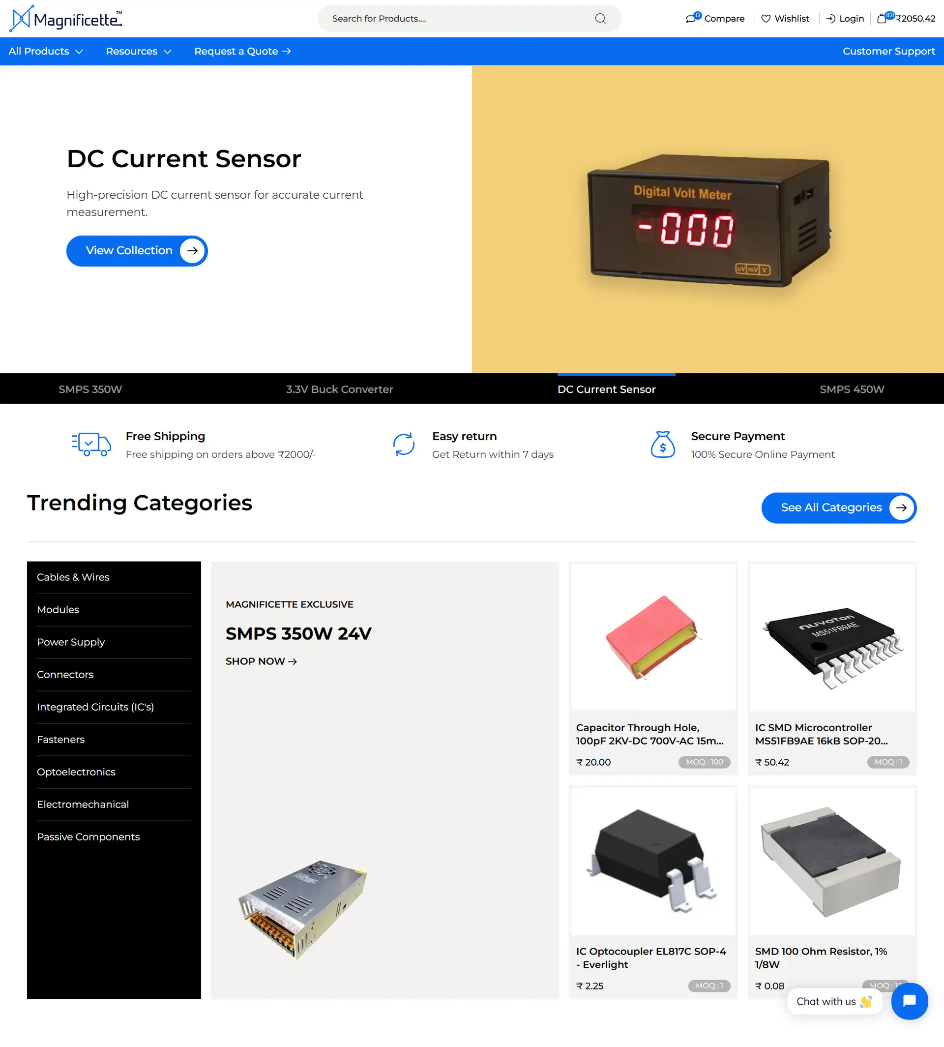 Magnificette – A Headless eCommerce Platform for Electronic Components