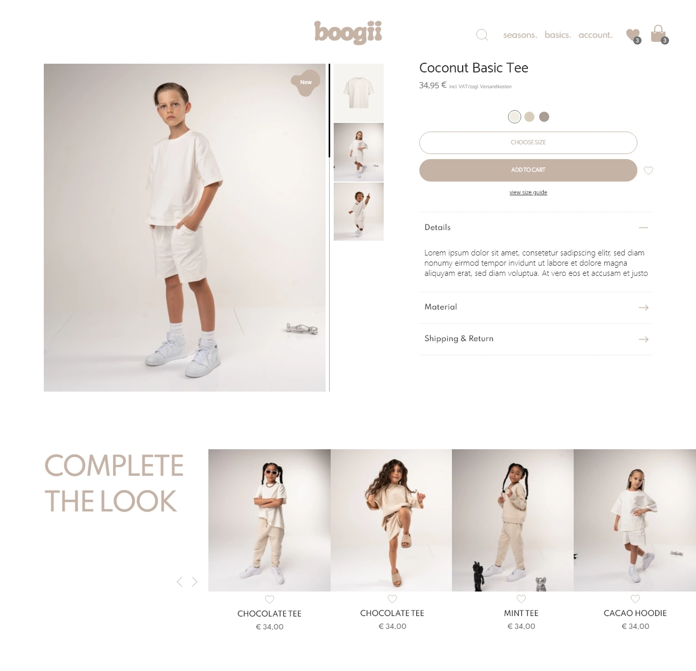 Boogii Kidz – Eco-Friendly Shopify Store for Sustainable, Gender-Neutral Brands