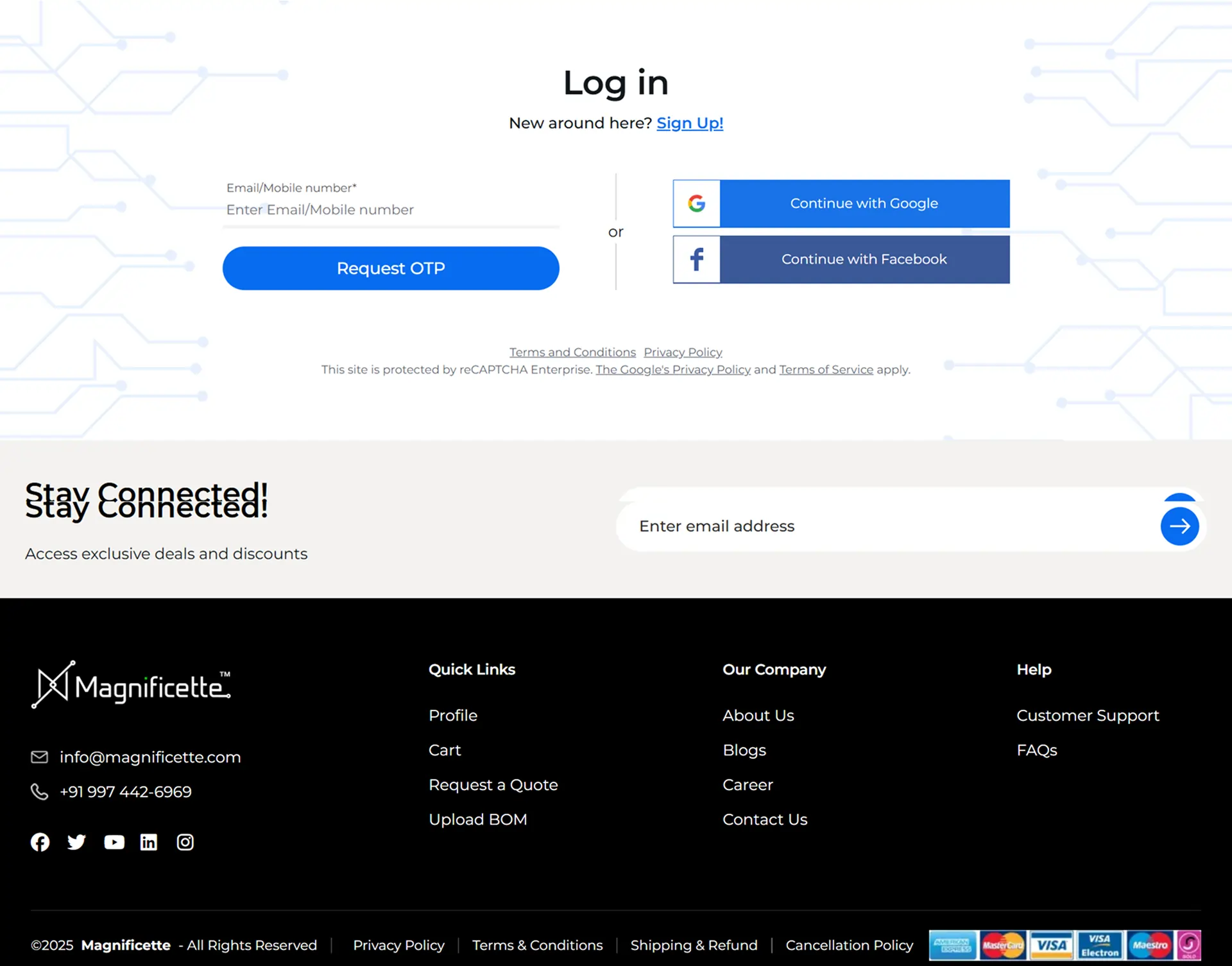 Magnificette – A Headless eCommerce Platform for Electronic Components
