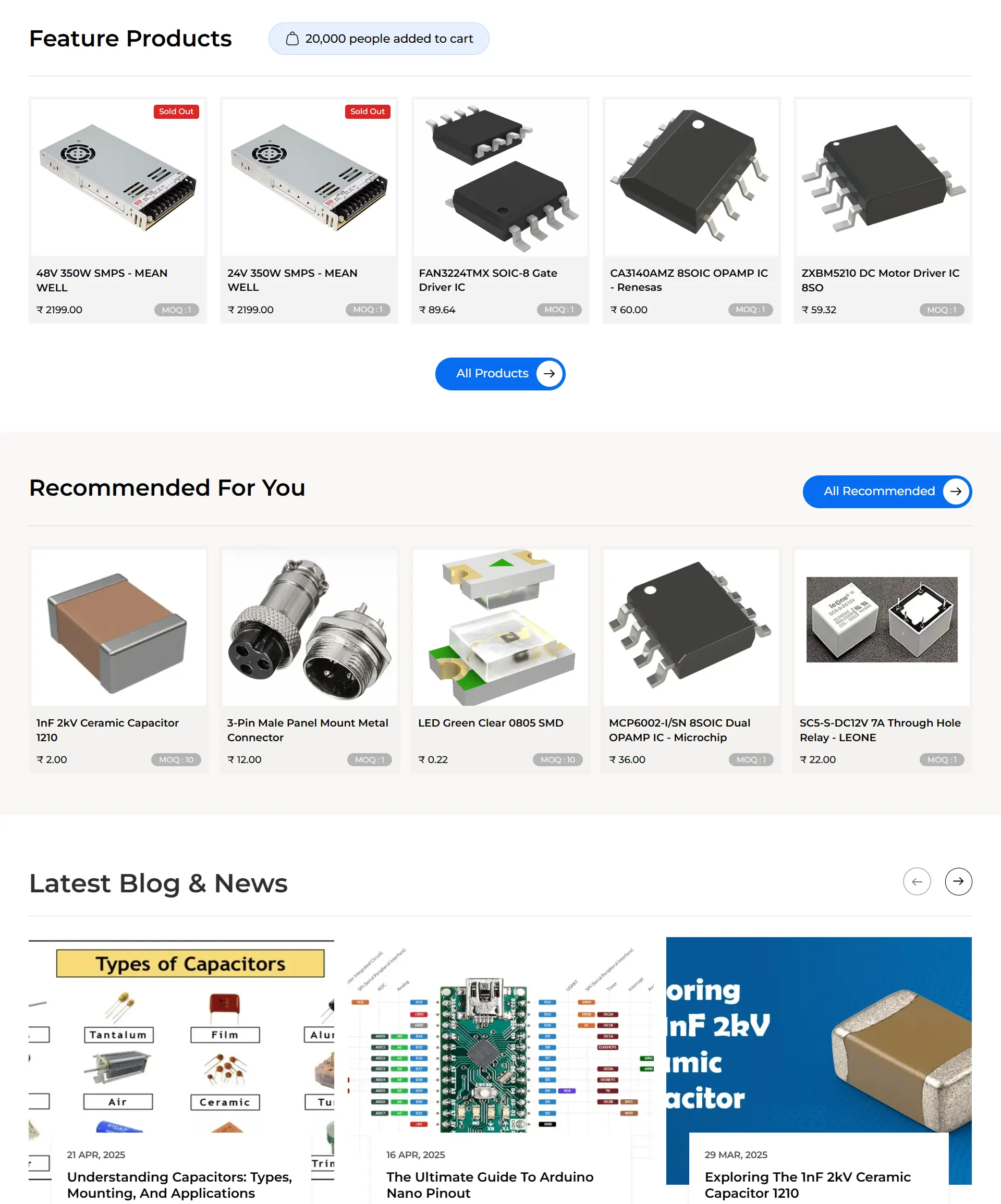 Magnificette – A Headless eCommerce Platform for Electronic Components