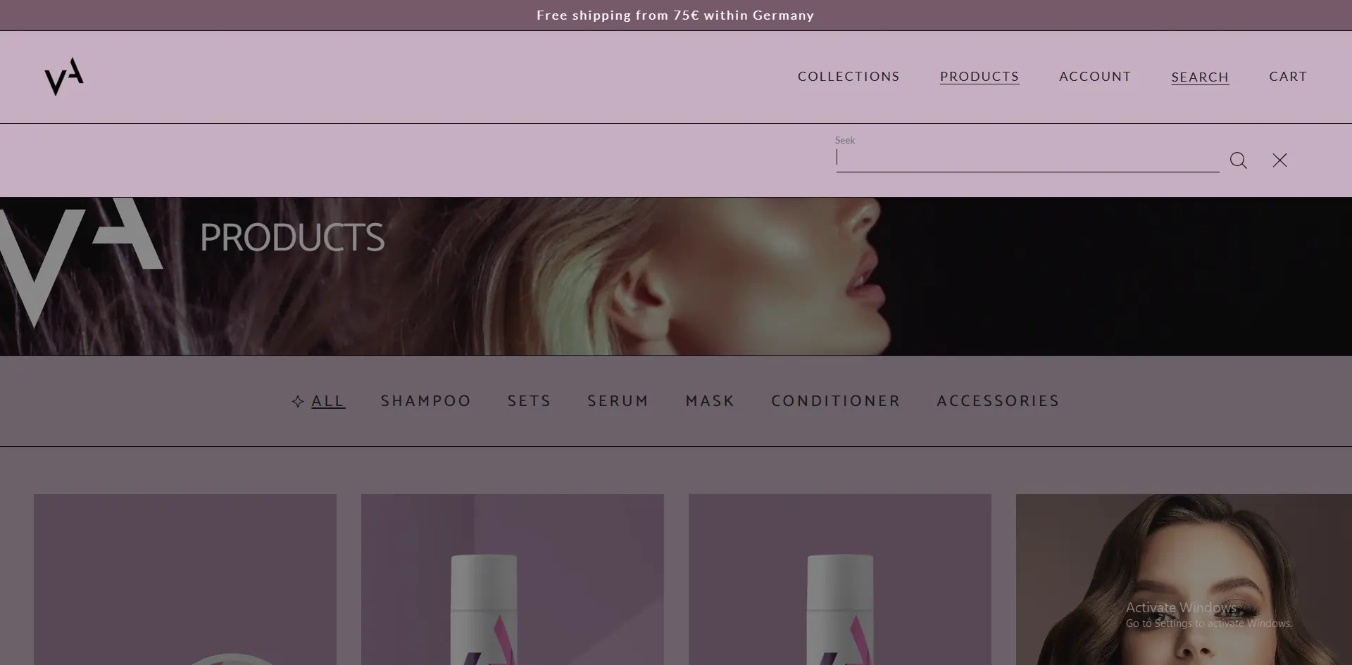 Vair Beauty — A Brand-First Shopify Store for Haircare (DACH)