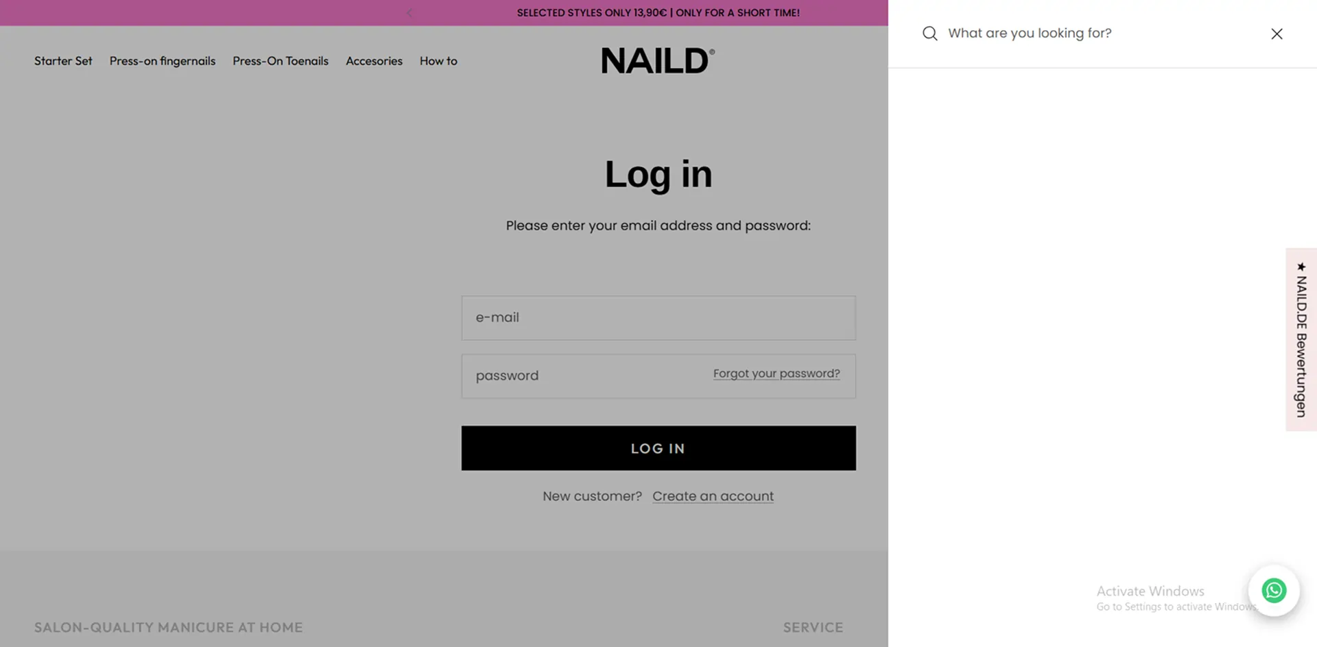NAILD.de – Custom Shopify Store for Nail Salon (DACH Press-On Nails)