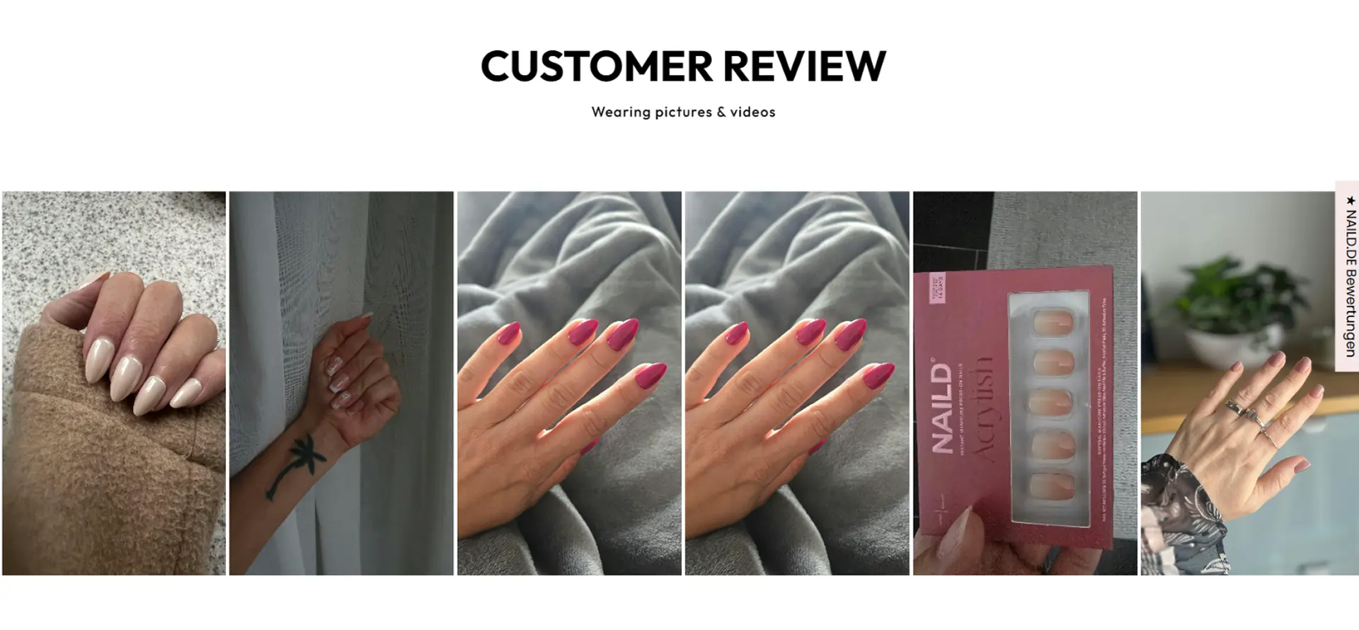 NAILD.de – Custom Shopify Store for Nail Salon (DACH Press-On Nails)